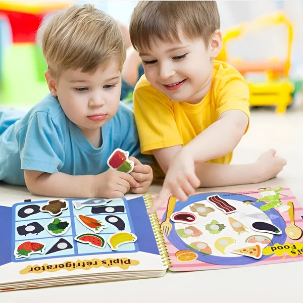 MobiSticker Montessori knjiga za istraživanje vozila i naljepnice