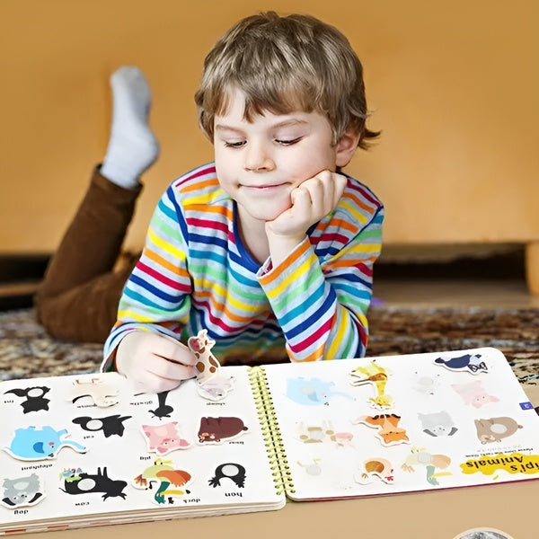 MobiSticker Montessori knjiga za istraživanje vozila i naljepnice