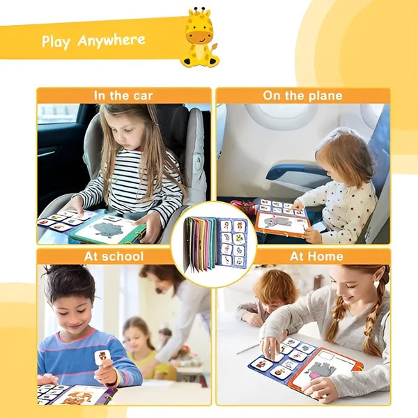 MobiSticker Montessori knjiga za istraživanje vozila i naljepnice