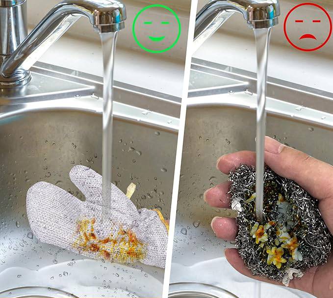 Abrazivne rukavice za pranje sudja