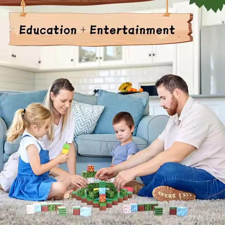 „Minecraft” Magnetne 3D kockice