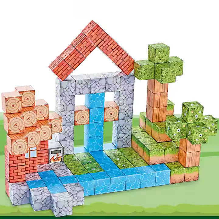 „Minecraft” Magnetne 3D kockice