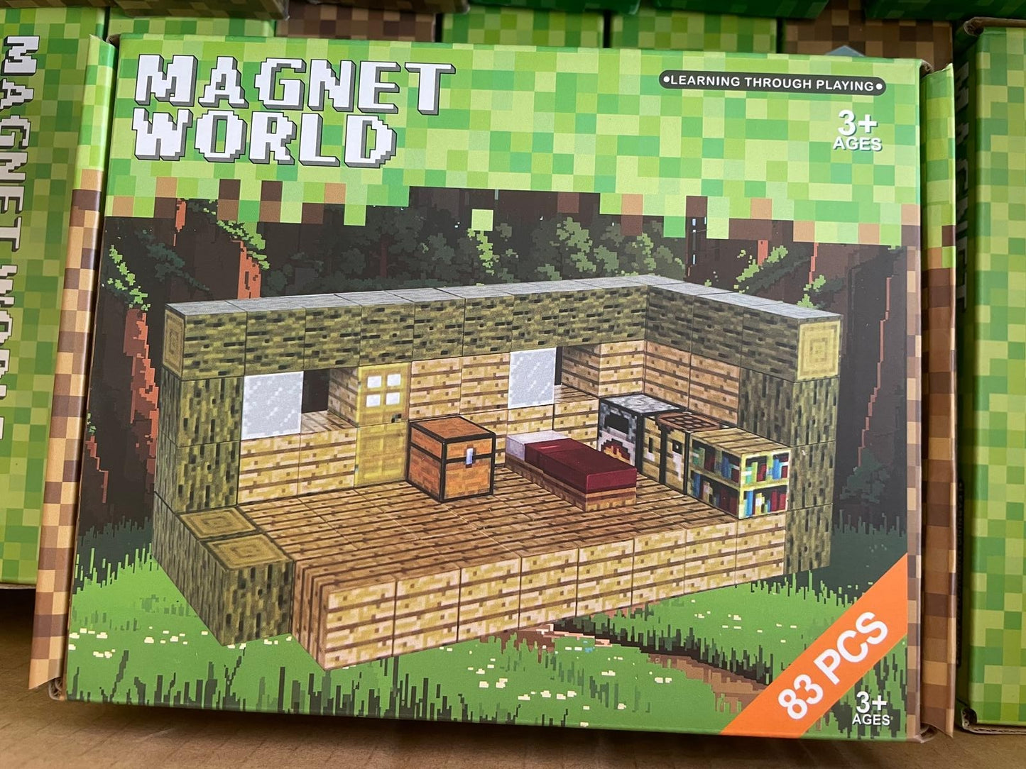 „Minecraft” Magnetne 3D kockice