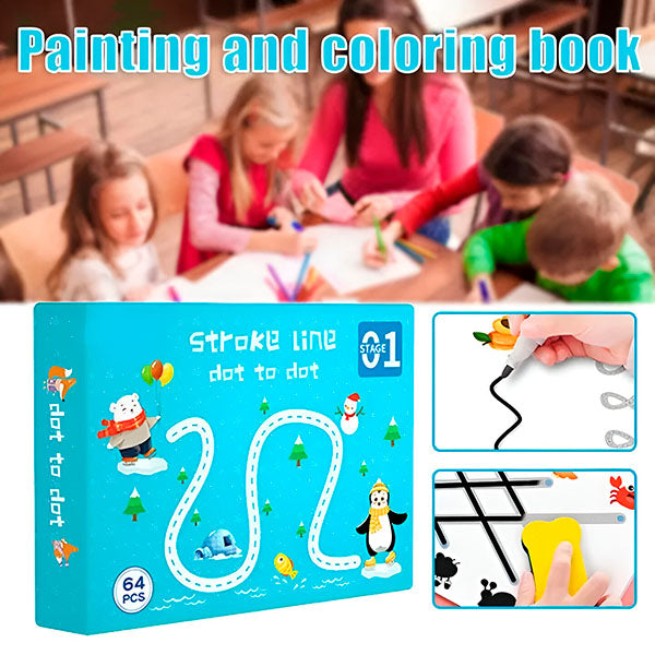 DOTODOT Kreativni Set za Vježbanje Olovkom i Brisanje Višekratno