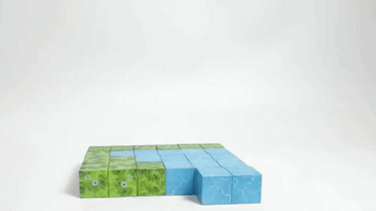 „Minecraft” Magnetne 3D kockice