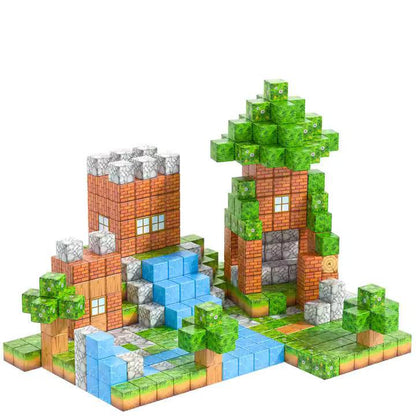 „Minecraft” Magnetne 3D kockice